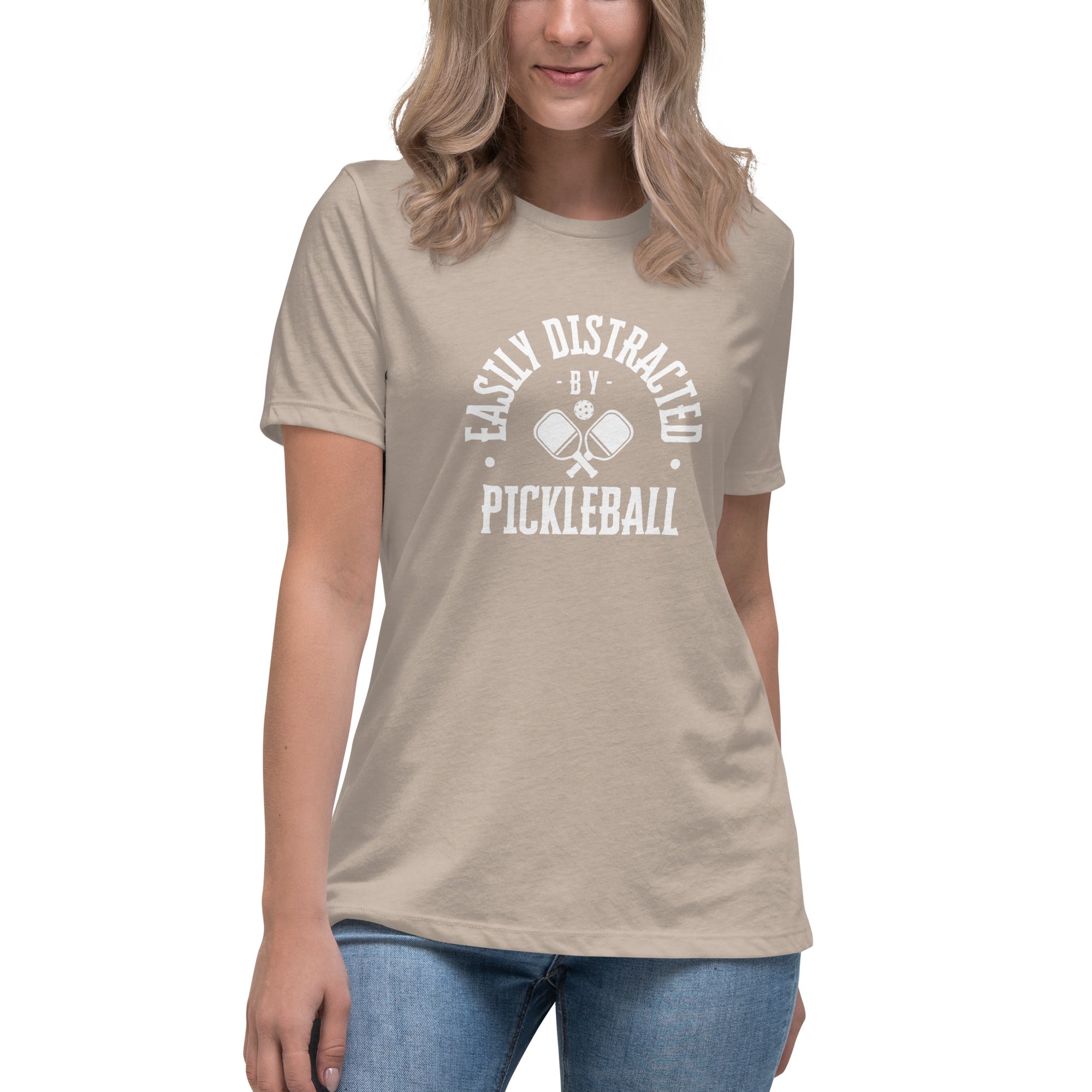 Easily Distracted by Pickleball Women's Relaxed T-Shirt